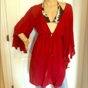 VIX Swimwear Solid Nubia Tunic